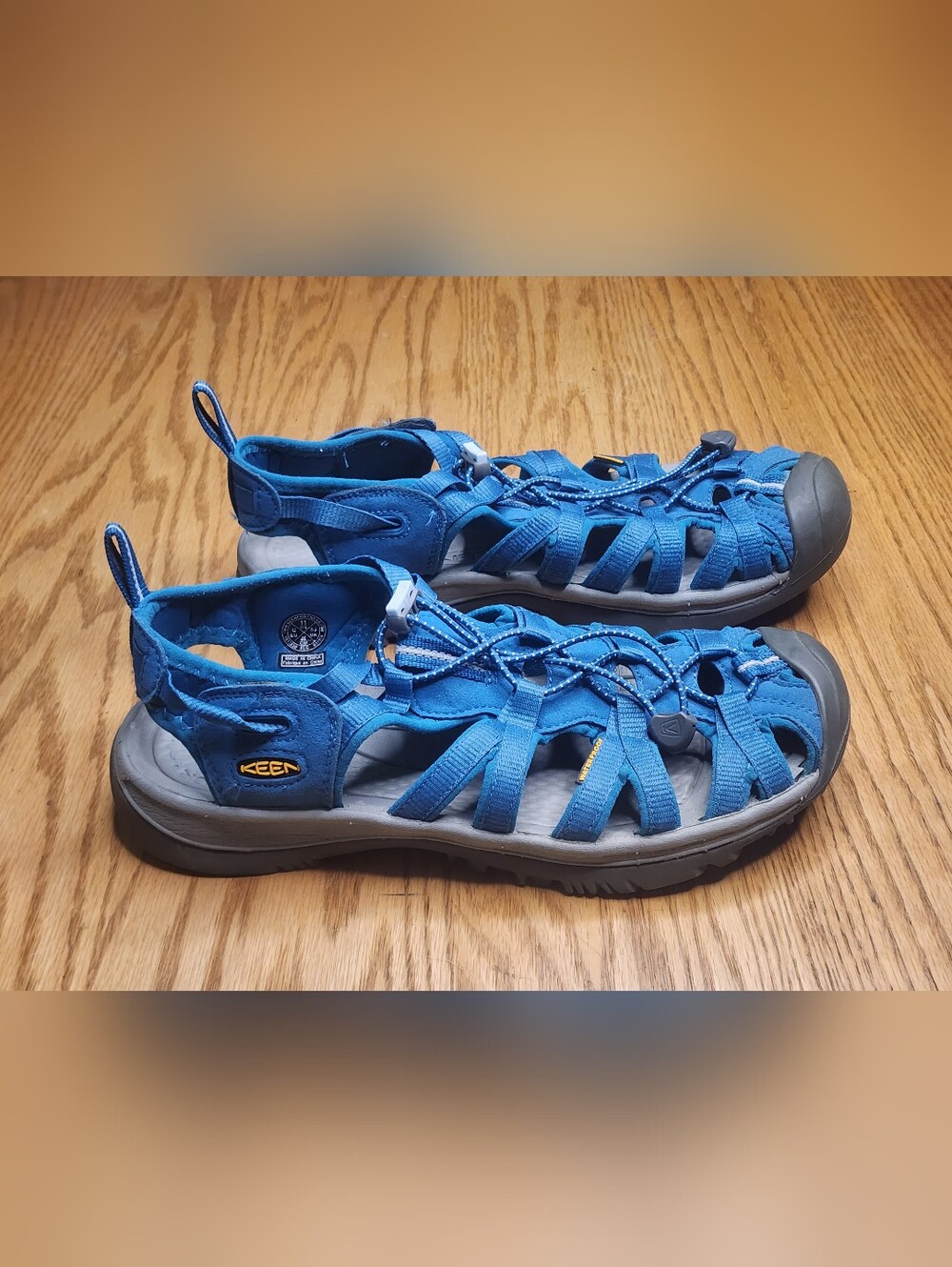 KEEN Womens Blue Closed-Toe Active Sandals Size 11 Like New